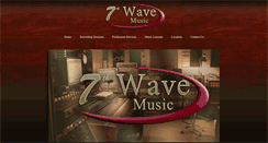 Desktop Screenshot of 7thwavemusic.com